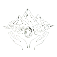 An icon illustrating the sacred origins of our Himalayan jewelry, representing raw Tibetan turquoise stones carrying the silent power of the plateau.