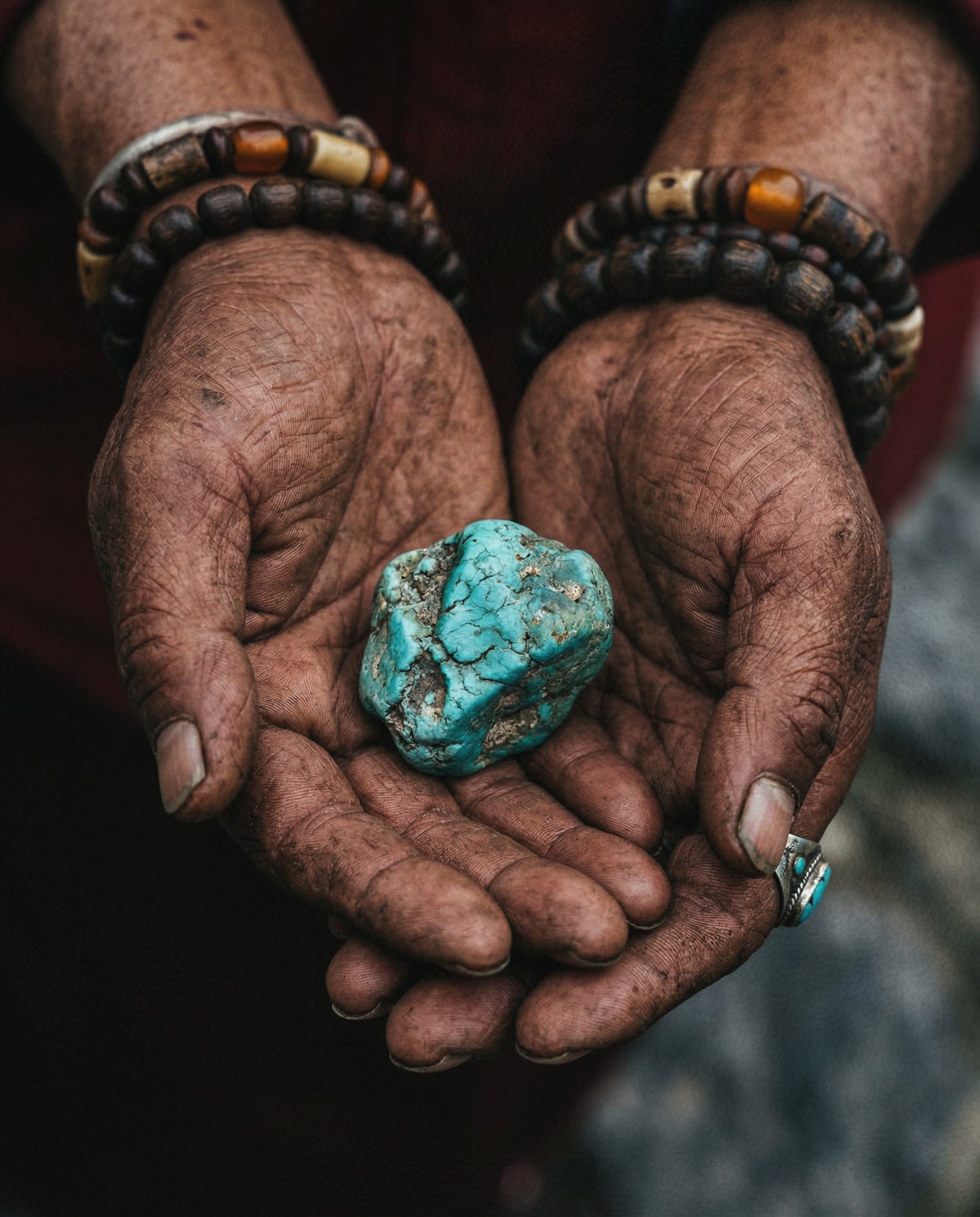 The official TashiTurquoise jewelry brand logo featuring a silver Tibetan endless knot, representing the deep spiritual heritage and timeless connection of our authentic Himalayan pieces.